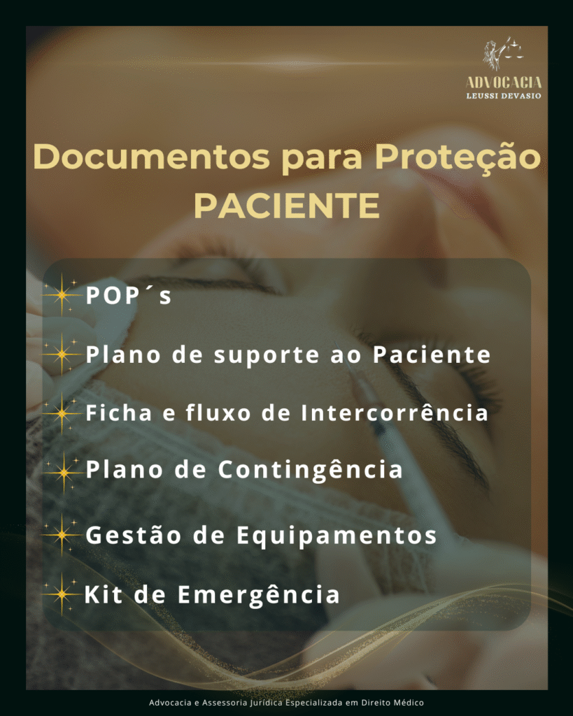 Documentação para proteção do paciente